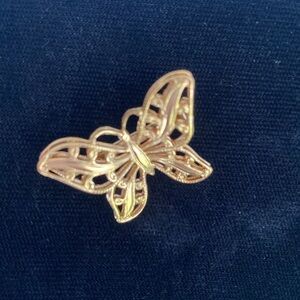 Napier Gold Butterfly Brooch